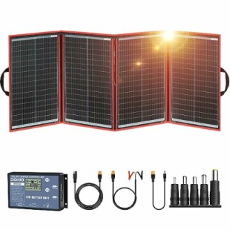 DOKIO 220w 18v Portable Foldable Solar Panel Kit Review